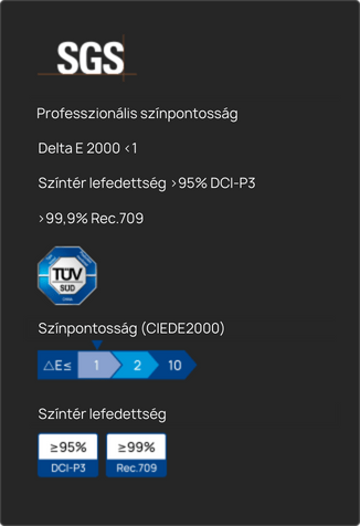 Professzionális színpontosság